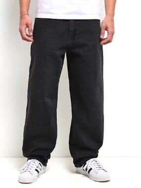 Empyre by Zumiez Shmutz Black Wash Loose Fit Skate Jeans